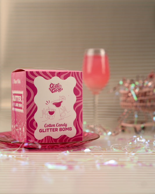 Neon Pink Glitter Bomb