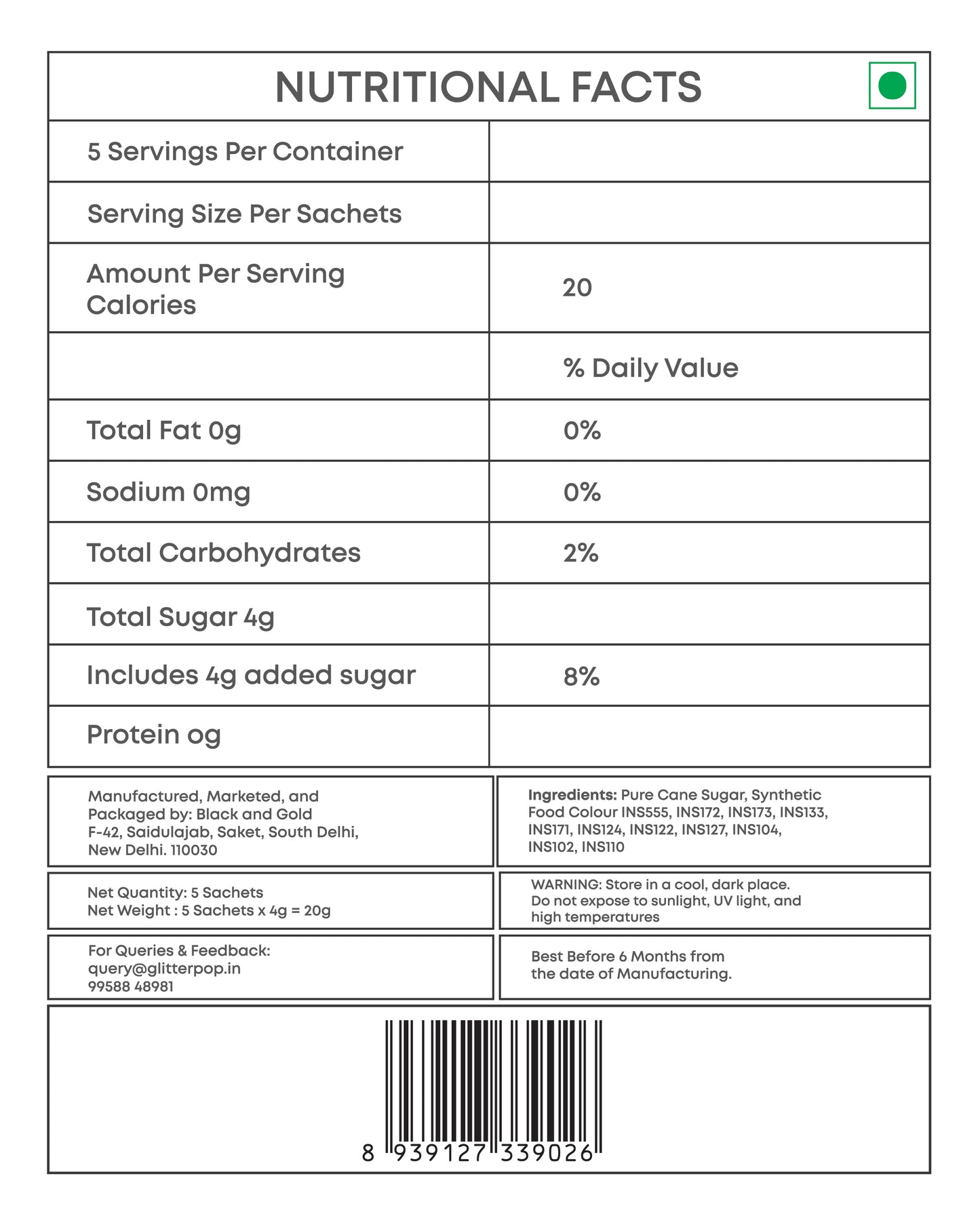 Sky Blue Glitter Bomb