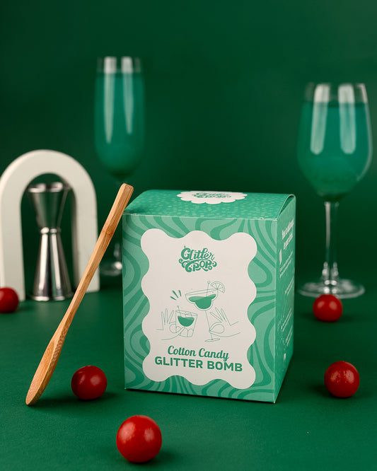 Persian Green Glitter Bomb