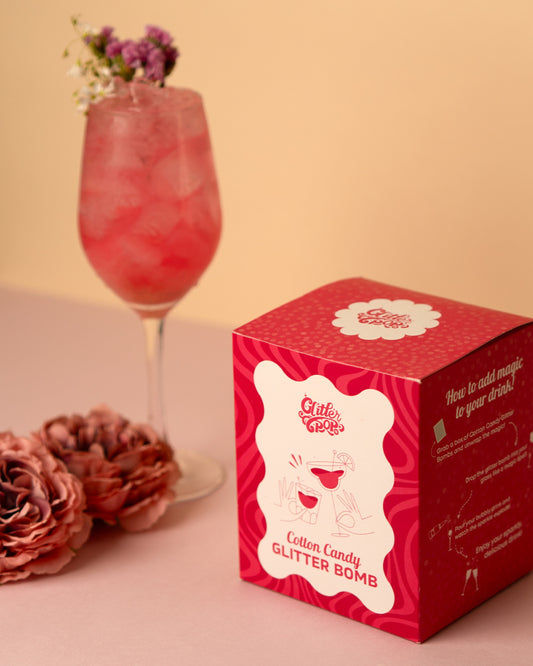 Rose Gold Glitter Bomb