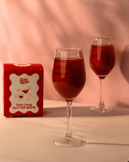 Ruby Red Glitter Bomb